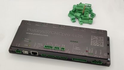 PoKeys57CNCpro4x25 USB and ethernet CNC controller with integrated stepper drivers